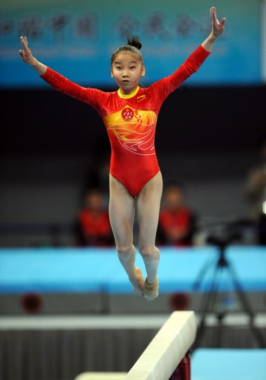 2009全运会女子体操个人全能，青春与技艺的璀璨绽放