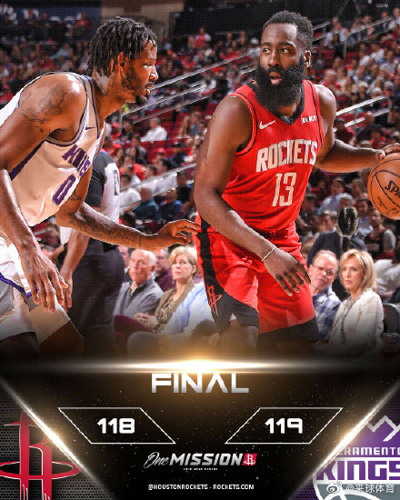 NBA国王VS火箭直播视频，今晚这场球，说不定能让你从沙发跳起来